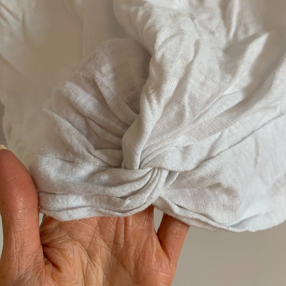 Express White Short Sleeve Crop Top - Picture 5 of 5